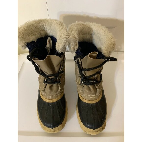 Sorel Manitou Insulated Duck‎ Boot Winter Made In Canada Youth Size 4 - Picture 3 of 8